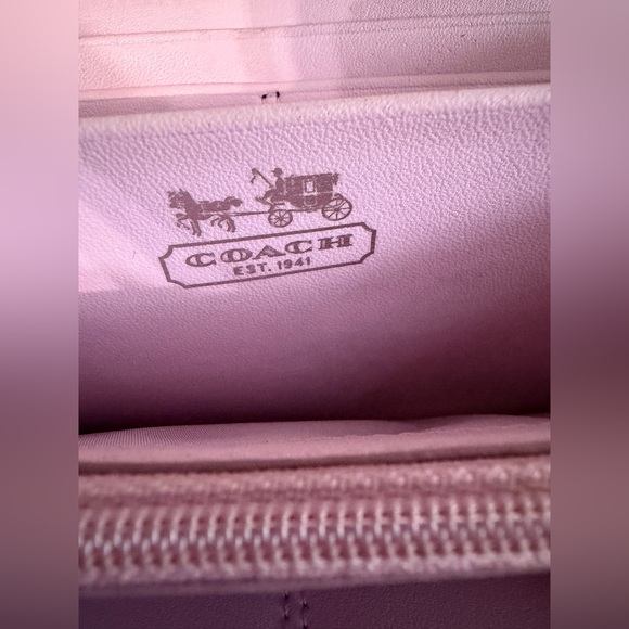 Coach Lavender Patterned Wallet-Y2K - Picture 8 of 9